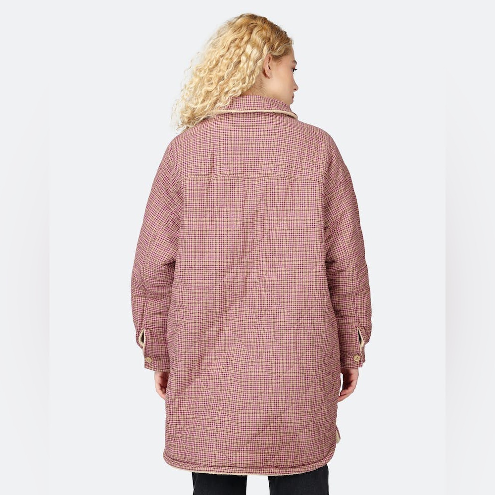 Obey Cream Sherpa Jacket with Embroidered Detail - Picture 11 of 16